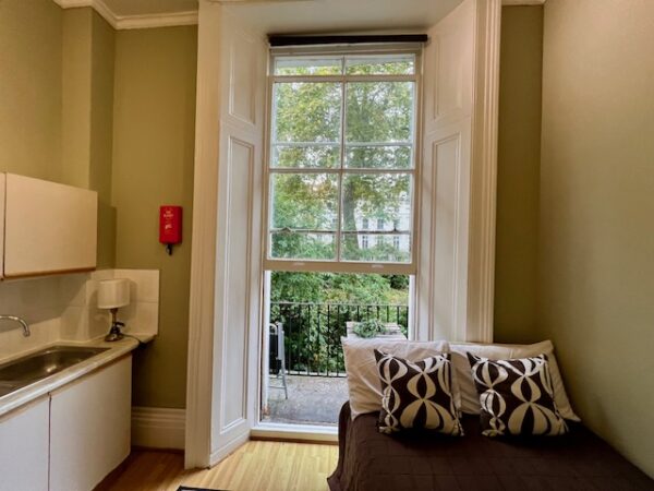 Studio 8@59 Prince’s Square W2 4PX (Council tax band A) Double self-contained studio with balcony Price £1360p/m - Image 13